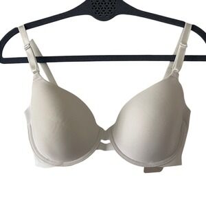 Warner's Lightly Lined Underwire White Bra 34D NWT